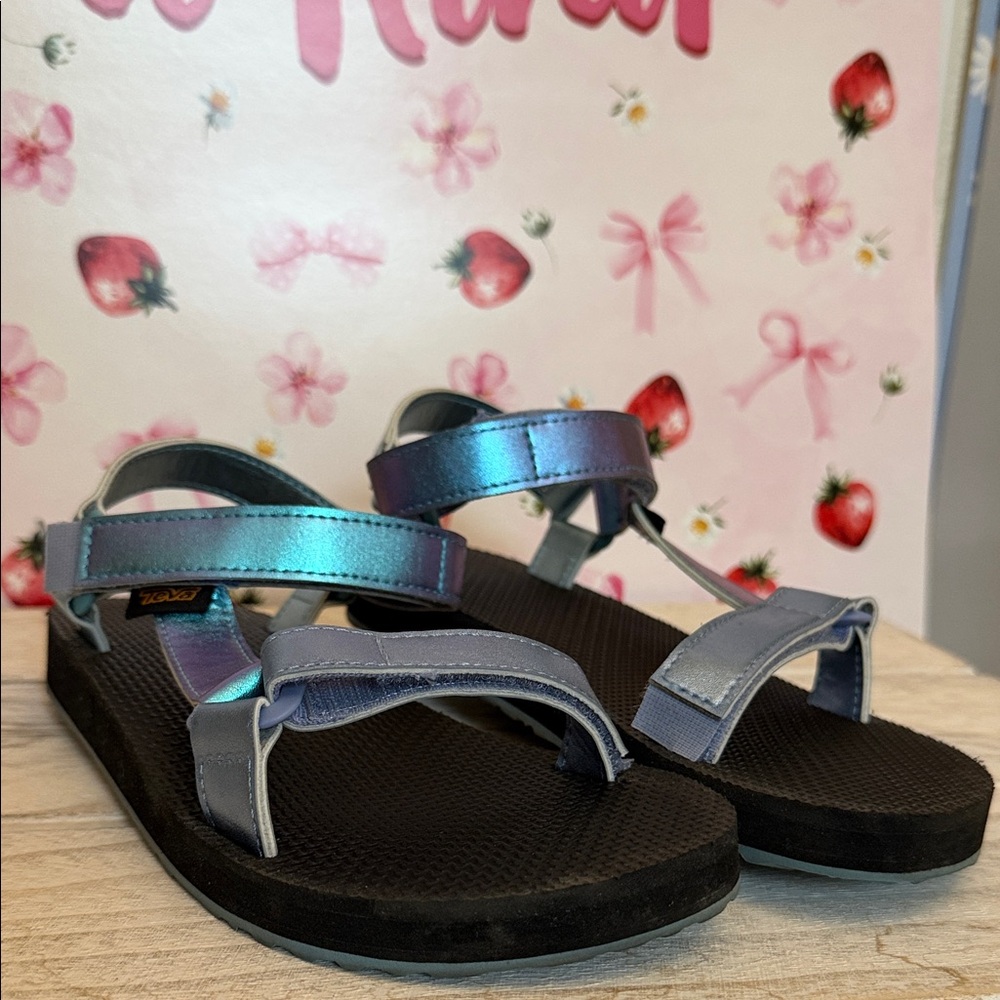 Teva Kids' Sandals - Iridescent Purple and Black
